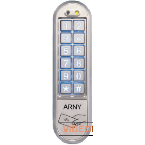 Кодовая клавиатура со считывателем проксимити карт ARNY AKP-162RF