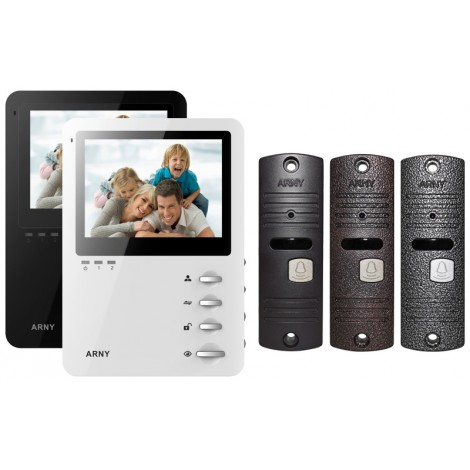 Комплект цветного видеодомофона Arny AVD-410+AVP-05