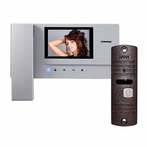Комплект цветного видеодомофона Commax CDV-35A+AVP-05