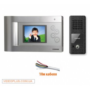 Комплект цветного видеодомофона Commax CDV-43Q
